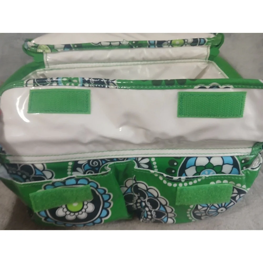 2 Vintage Vera Bradley Mini Cooler Lunch Bags Cupcakes Pink Green Retired 2007